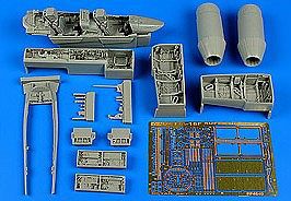 Aires F/A18F Super Hornet Detail Set For HSG Plastic Model Aircraft Accessory 1/48 Scale #4640