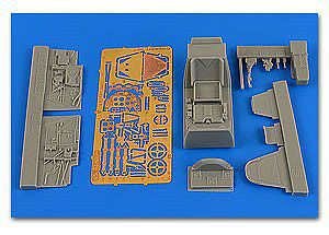 Aires Bf109G5 (Early) Cockpit Set For EDU Plastic Model Aircraft Accessory 1/48 Scale #4686