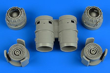 Aires Tornado Exhaust Nozzles For RVL (Resin) Plastic Model Aircraft Accessory 1/48 Scale #4736