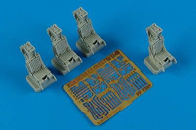 Aires MB Gruea 7 (EA6B) Ejection Seats (4) Plastic Model Aircraft Accessory 1/72 Scale #7269