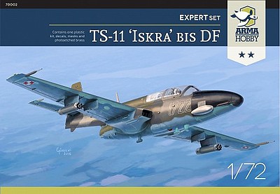 Arma 1/72 TS11 Iskra bis DF Two-Seater Trainer Recon Aircraft (Expert Kit)