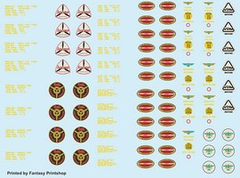 Airscale Propeller Logos & Specs (Decal) Plastic Model Aircraft Decal 1/32 Scale #3218