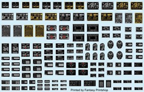 Airscale Metallic Engine/Airframe Placards/Dataplates Plastic Model Aircraft Decal 1/48 Scale #4817