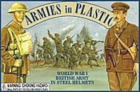 ArmiesInPlastic WWI British Army in Steel Helmets (20) Plastic Model Military Figure 1/32 Scale #5406