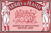 ArmiesInPlastic American Revolution British Army Infantry Plastic Model Military Figure 1/32 Scale #5466