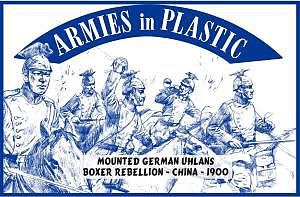 ArmiesInPlastic Boxer Rebellion China 1900 German Ulhans Plastic Model Military Figure 1/32 Scale #5537