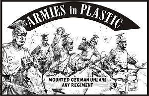 ArmiesInPlastic German Ulhans Any Regiment (5 Mtd) Plastic Model Military Figure 1/32 Scale #5538