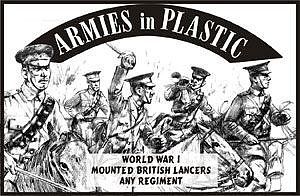 ArmiesInPlastic WWI British Lancers Any Regiment (5 Mtd) Plastic Model Military Figure 1/32 Scale #5541