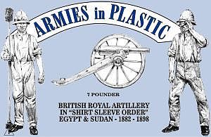 ArmiesInPlastic British Royal Artillery Shirt Sleeve Order Plastic Model Military Figure 1/32 Scale #5561