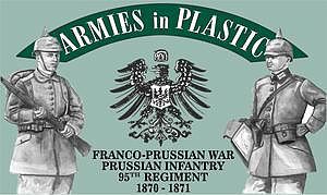 ArmiesInPlastic Prussian Infantry 95th Regiment Plastic Model Military Figure 1/32 Scale #5566