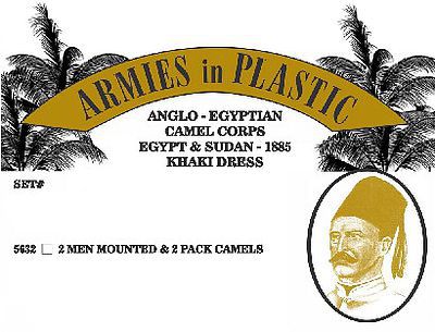 ArmiesInPlastic Anglo-Egyptian Camel Corps Egypt & Sudan Plastic Model Military Figures 1/32 #5632