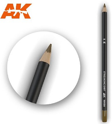 AK (bulk of 5) Weathering Pencils Streaking Dirt Hobby and Model Paint Marker #10030