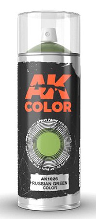 AK Russian Green Lacquer Paint 150ml Spray Hobby and Model Lacquer Paint #1026