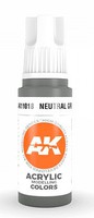 AK Neutral Grey Acrylic Paint 17ml Bottle Hobby and Model Acrylic Paint #11018
