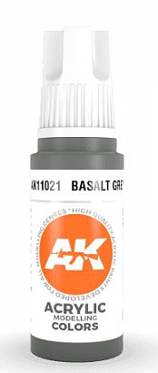 AK Basalt Grey Acrylic Paint 17ml Bottle Hobby and Model Acrylic Paint #11021