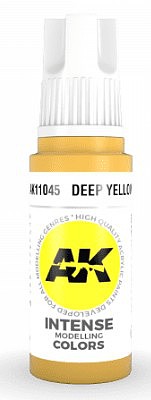 AK Deep Yellow Acrylic Paint 17ml Bottle Hobby and Model Acrylic Paint #11045
