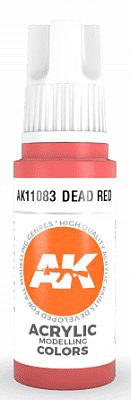 AK Dead Orange Acrylic Paint 17ml Bottle Hobby and Model Acrylic Paint #11083