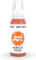 AK Cadmium Red Acrylic Paint 17ml Bottle