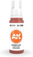 AK Carmine Acrylic Paint 17ml Bottle