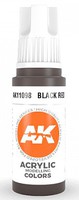 AK Black Red Acrylic Paint 17ml Bottle Hobby and Model Acrylic Paint #11098