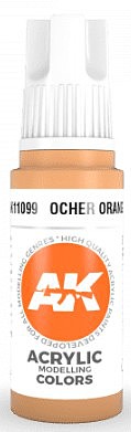 AK Ocher Orange Acrylic Paint 17ml Bottle Hobby and Model Acrylic Paint #11099