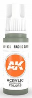 AK Faded Green Acrylic Paint 17ml Bottle Hobby and Model Acrylic Paint #11135