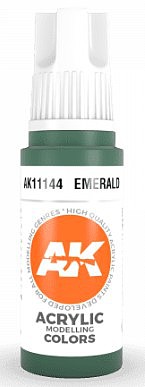 AK Emerald Acrylic Paint 17ml Bottle Hobby and Model Acrylic Paint #11144