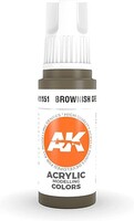 AK Brownish Green Paint 17ml Bottle