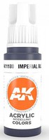 AK Imperial Blue Paint 17ml Bottle Hobby and Model Acrylic Paint #11180
