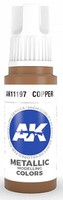 AK Copper Paint 17ml Bottle Hobby and Model Acrylic Paint #11197