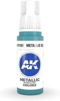 AK Metallic Blue Paint 17ml Bottle