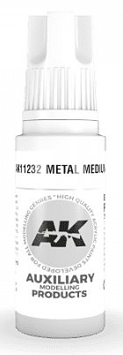 AK Metal Medium Paint 17ml Bottle Hobby and Model Acrylic Paint #11232