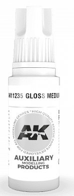 AK Gloss Medium Paint 17ml Bottle Hobby and Model Acrylic Paint #11235