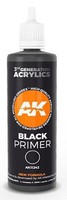AK Black Primer 100ml Bottle Hobby and Model Acrylic Paint #11242