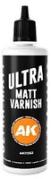AK Ultra Matt Varnish 100ml Bottle Hobby and Model Acrylic Paint #11252