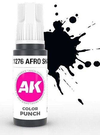 AK Color Punch- Afro Shadow 3G Acrylic Paint 17ml Bottle
