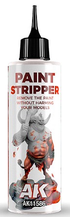 AK Paint Stripper 250ml Bottle Hobby and Model Acrylic Paint #11586