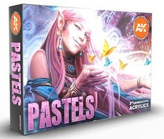 AK Pastels Acrylic (6 Colors) 17ml Bottles