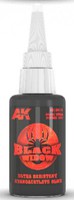 AK Black Widow Cyanocrylate Glue Matt Finish 20g Bottle CA Super Glue #12016