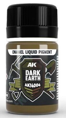 AK Dark Earth Liquid Pigment 35ml Bottle Hobby and Plastic Model Enamel Pigment #14004