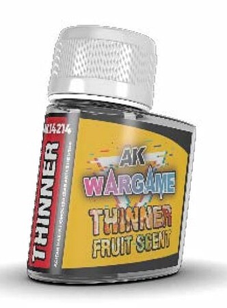 AK Wargame Fruit Scent Mineral Thinner 35ml Bottle Hobby and Plastic Model Enamel Paint #14214