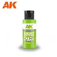 AK 26A Light Vegetation Paint Dual Exo Scenery (60ml Bottle) Hobby and Model Acrylic Paint #1579