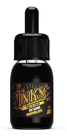 AK Inks- Vantablack Acrylic 30ml Bottle