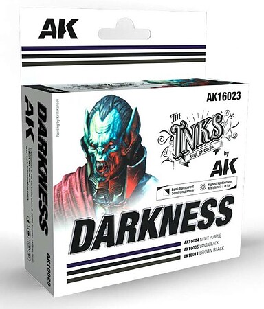 AK Inks- Darkness Acrylic Set (3 Colors) 30ml Bottles
