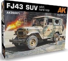 AK FJ43 SUV w/Hardtop Plastic Model Military Vehicle Kit 1/35 Scale #35001