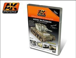 AK Winter Weathering Techniques for Invernal Vehicles DVD Hobby Model DVD #35