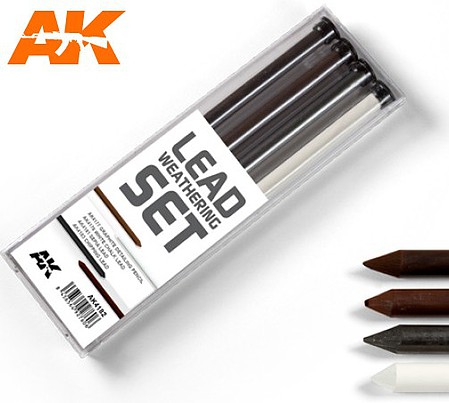 AK Lead Weathering Pencil Set (4)