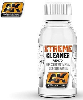 AK Xtreme Cleaner for Xtreme Metal Color Range Hobby and Model Acrylic Paint #470