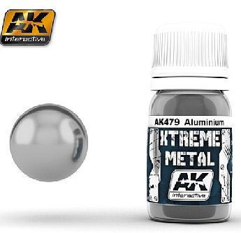 AK Xtreme Metal Aluminum Metallic Paint Hobby and Model Enamel Paint #479