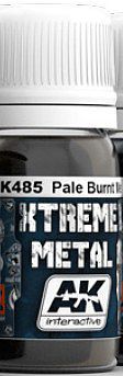 AK Xtreme Metal Pale Burnt Metal Metallic Paint (30ml) Hobby and Model Enamel Paint #485
